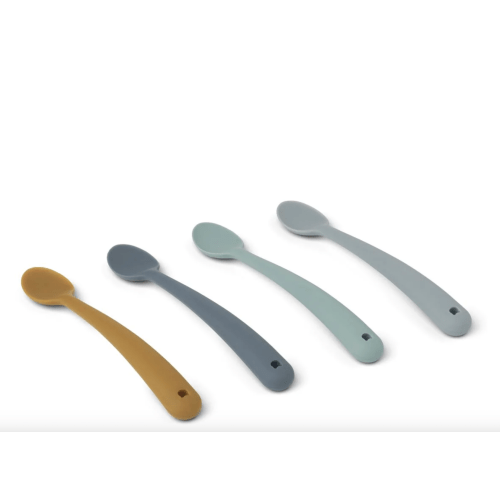 Siv Feeding Spoon 4 Pack - Blue multi mix