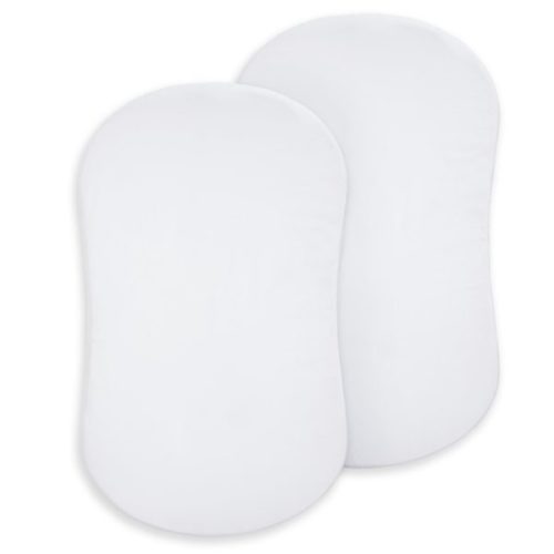 BassiNest® Fitted Sheet 100% Organic Cotton 2-Pack