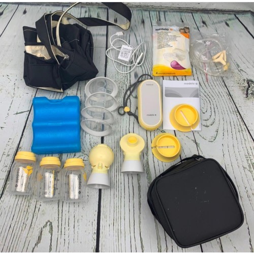 Freestyle Flex Breast Pump Closed System Quiet Handheld Portable Double