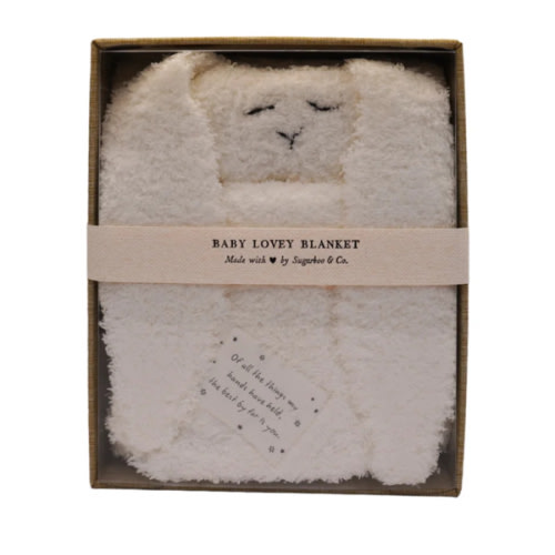 ***"Of all the things" Bunny Baby Lovey Blanket – Sugarboo & Co