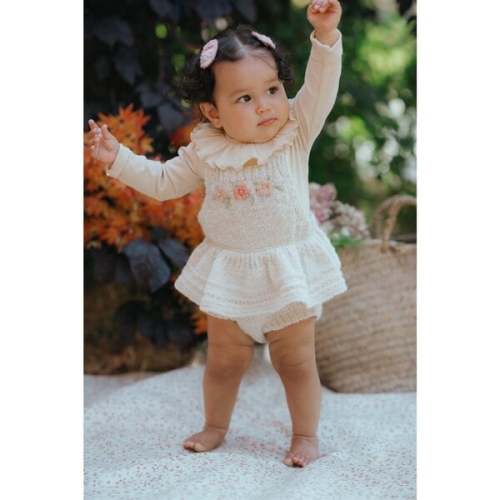 Amelia Romper, Pearl - Wild Wawa | Maisonette 6-12M
