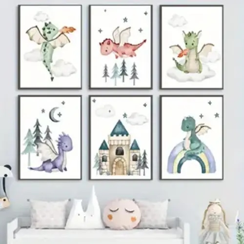2 panel set nursery curtains animal bedroom - Temu
