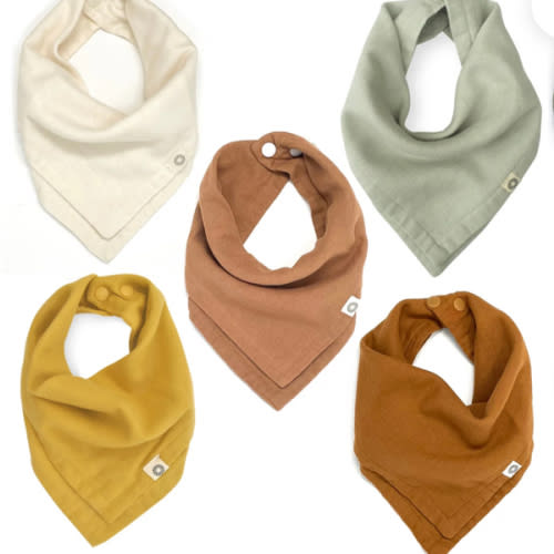 Organic Scarf Bib 5-pack