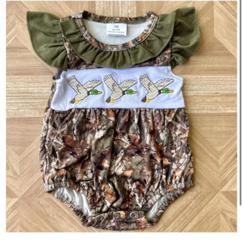Duck Appliqué Romper | The Holler Boutique