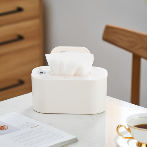 Wipe Warmer Wet Wipe Dispenser, USB Powered Diaper Warmer with Constant Temperature, Large Capacity, and Display(Green)