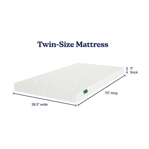 5-Inch Twin Memory Foam Mattress – Max and Lily