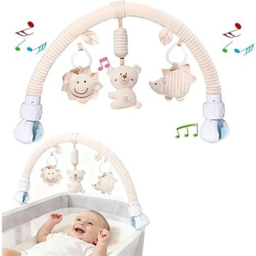 Pau1Hami1ton Baby Stroller Arch Toys, Car Seat Toys,Baby Gifts.S-19(Bear)