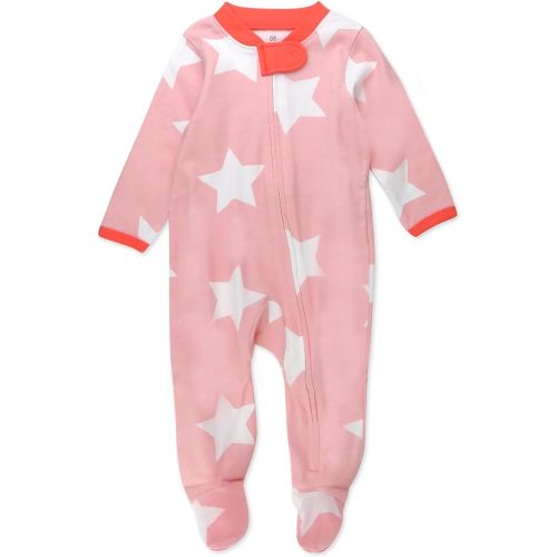 HonestBaby Celebration Sleep & Play Footed One-Piece Pajama Sleeper 100% Organic Cotton