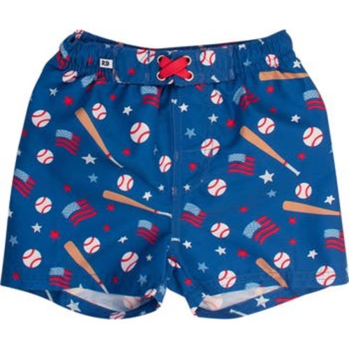 Baby UPF50+ Americana Swim Trunks, 6-12M