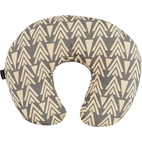 Dream On Me Beeboo Nursing Pillow and Positioner, Breastfeeding and Bottlefeeding Pillow, Removable and Washable Pillow Cover, Soft and Breathable Fabric, Taupe