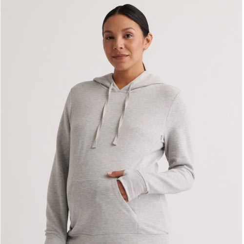 SuperSoft Fleece Maternity & Nursing Hoodie