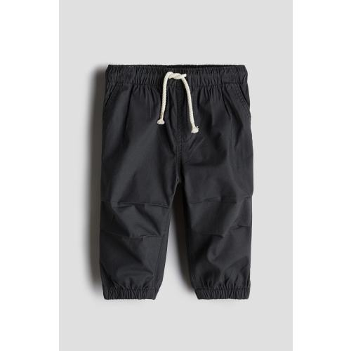 COTTON POPLIN JOGGERS