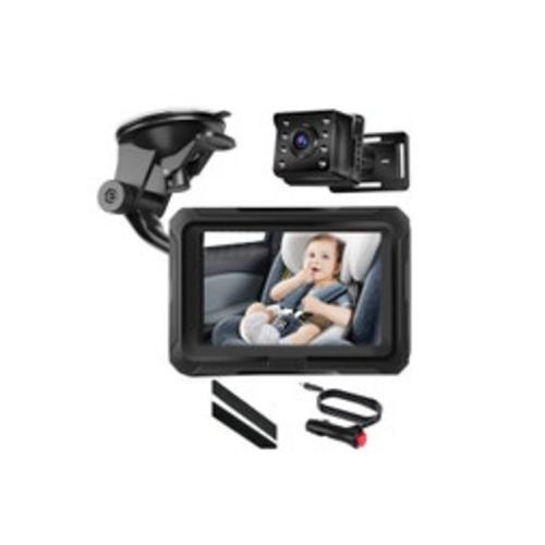 1080P HD Car Kids Monitor with Camera Car Seat Rear Mirror Camera Monitor with Night Vision