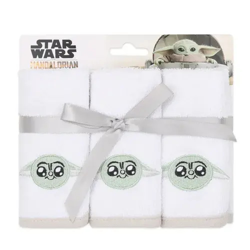 Disney Grogu Wash Cloths 3 Pack | Baby Bunting AU