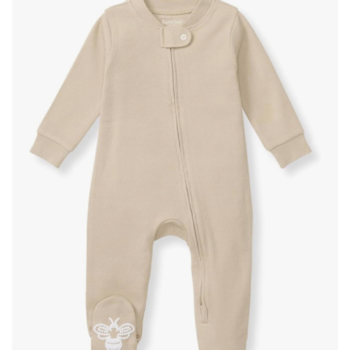 Burt's Bees Baby Boys Sleep and Play PJs, 100% Organic Cotton One-Piece Zip Front Romper Jumpsuit Pajamas