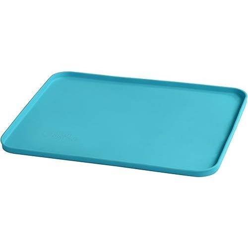 green sprouts Finger Food Platemat Spacious eating and craft area with raised edges contains messes Helps develop independent eating skills, Great for crafts, Made of silicone, Dishwasher safe