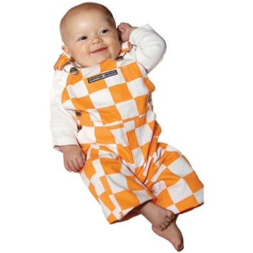 Infant Game Bibs Checkerboard Overalls