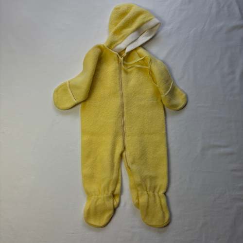 Vintage Yellow Footed PJs 6-9 months