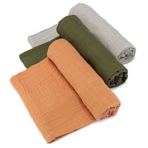 Parker Baby Co. 3 Pack Swaddle Blankets - Sage