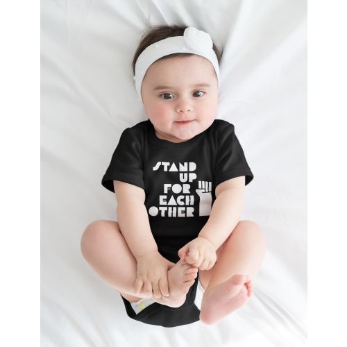 Stand Up For Each Other Social Justice Baby Onesie