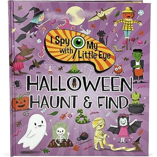 I Spy With My Little Eye Halloween Haunt & Find - Kids Search, Find, and Seek Activity Book, Ages 3, 4, 5, 6+