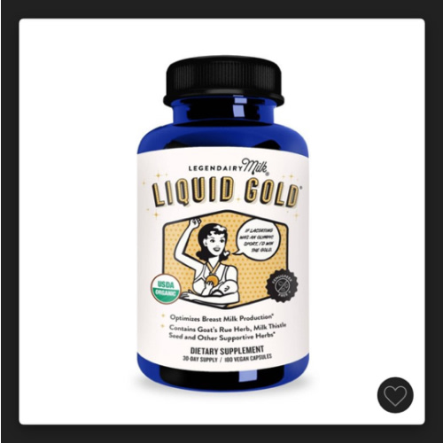 Legendairy Milk Liquid Gold Lactation Vegan Supplement - 60 Capsules