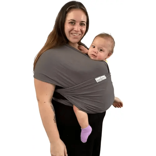 Bamboo Baby Carrier Wrap for Newborns and Toddlers up to 35 lbs - One Size Fits All Hands-Free Soft Baby Wrap - Breathable and Lightweight Baby Carrier Sling
