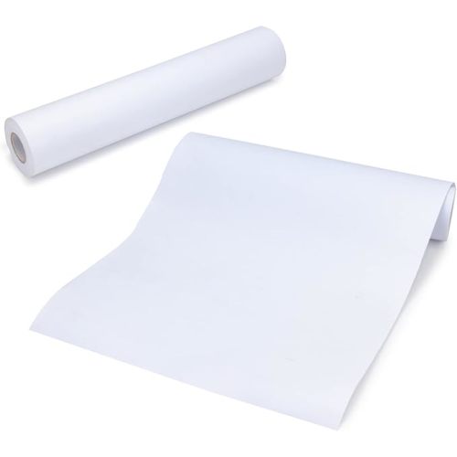 ESSENTIAL 2 Rolls Easel Paper Roll 12 Inch x 75 Feet, White Drawing Paper for Kids, Bulletin Board Paper, Without Glue, Blank Coloring Roll for Paints, Wall Art and Gift Wrap