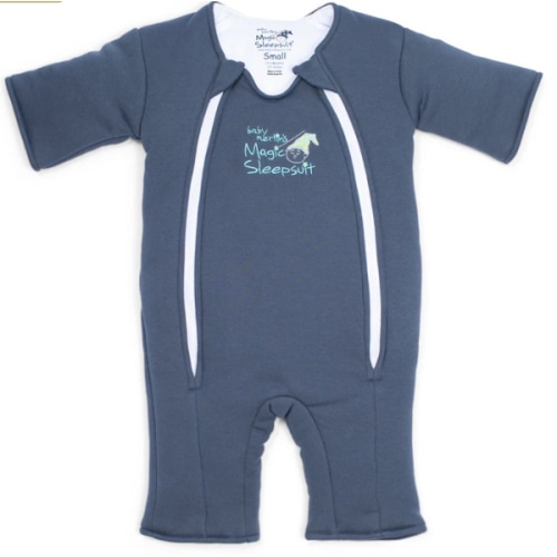 Navy Blue Baby Merlin’s Magic Sleepsuit – Premium 100% Cotton Baby Sleepwear