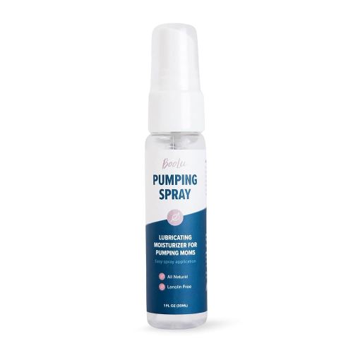 Breast Pump Flange Spray | Helps Sore Nipples & Clogged Milk Ducts | Skin Lubricant for Breast Pumping | Apply Pumping Spray Directly to Shields | Vegan & Lanolin Free | (1 Fl Oz)