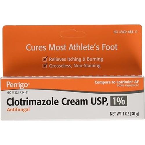 Clotrimazole Generic Lotrimin Anti-Fungal Cream USP, 1 oz
