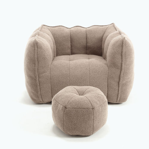 Trule Bean Bag Chair With Ottoman & Reviews | Wayfair