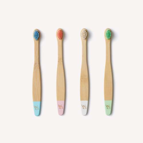 Baby Bamboo Toothbrush | Eco Baby Toothbrush | Wild & Stone