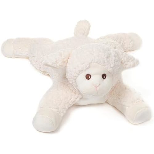 Bearington Baa Stuffed Animal Lamb, 12" Creamy White Baby Lamb Plush