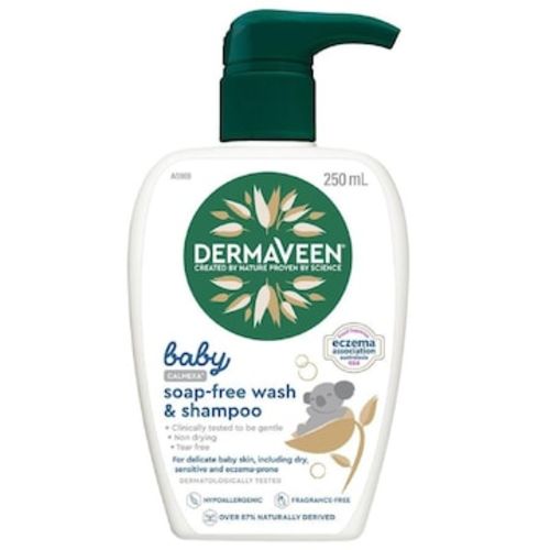 DermaVeen Calmexa Baby Soap Free Wash & Shampoo 250ml | Woolworths