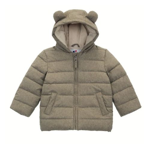 Rokka&rolla Infant Boys' Warm Winter Coat-baby Fleece Puffer Jacket-gray Textured, Size 6-9 Months