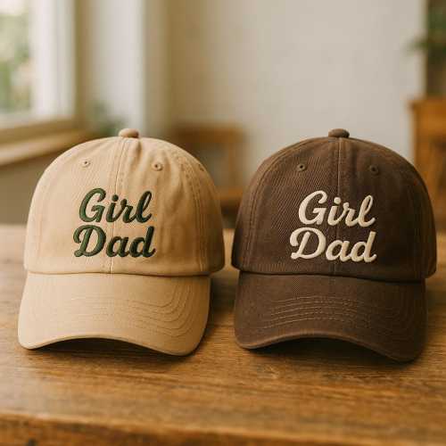 Girl Dad Embroidered Hat, Dad Cap for Girl Dad, New Dad Gift, Fathers Day Hat, Custom Dad Hat, Baseball Cap for Dad, Girl Dad Gift, Girl Dad