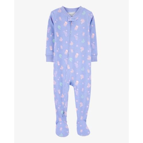Baby 1-Piece Jellyfish 100% Snug Fit Cotton Footie Pajamas - Purple - Carter's | Carter's