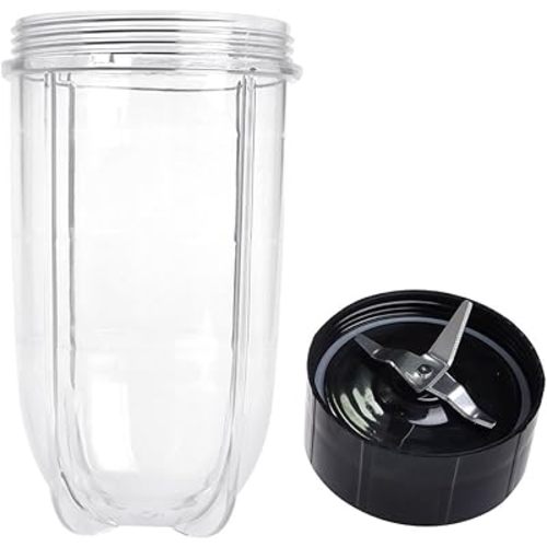 Replacement Cross Blade + 16oz Cup Set for Magic Bullet, Replacement Parts compatible with 250 W Magic Bullet MB1001 Blender