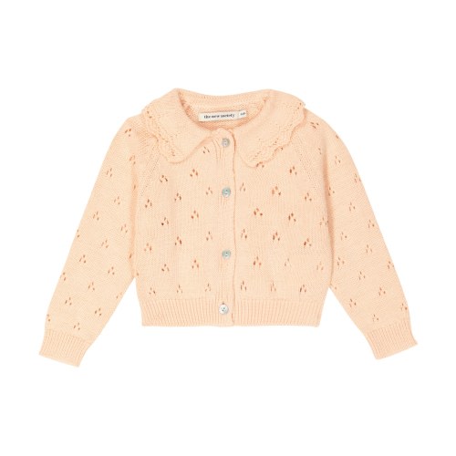 Baby Cleo pointelle cotton cardigan