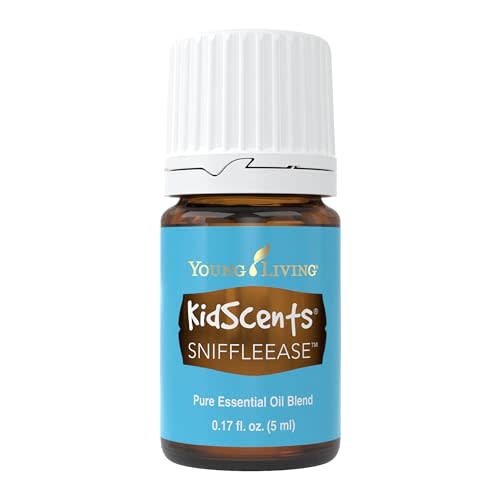 Young Living KidScents SniffleEase 5ml - Kid-Friendly Congestion Relief - Natural Children's Cold Remedy - Child-Safe Cough & Allergy Relief - Eucalyptus Oil Chest Rub