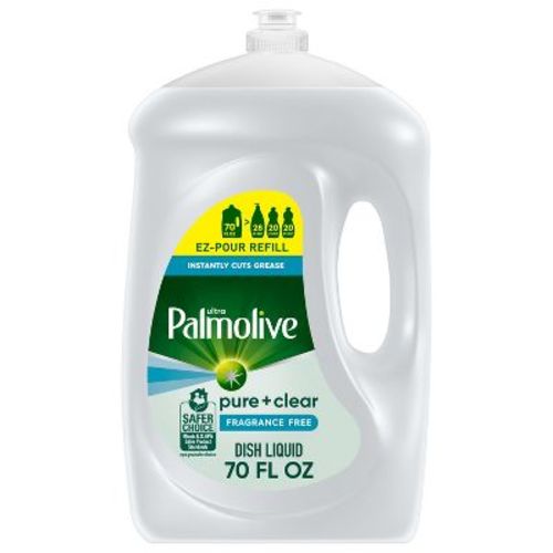Palmolive Unscented Ultra Liquid Dish Soaps - Pure + Clear - 70 fl oz