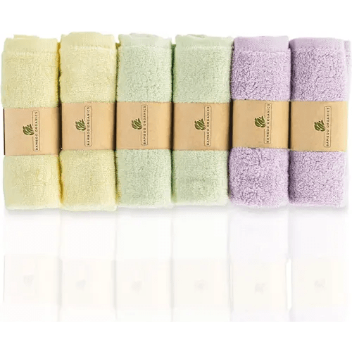 Bamboo Organics Best 100% Viscone from Bamboo Baby Washcloths Soft Baby Wipes
