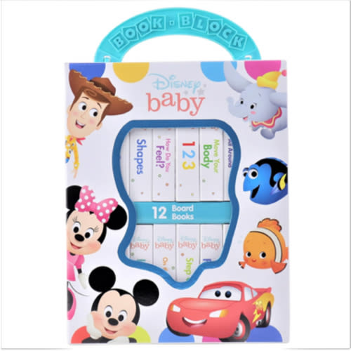 Disney Baby Mickey Mouse, Minnie, Toy Story and More! - My First Library 12 Board Book Set - First Words, Shapes, Numbers, and More!