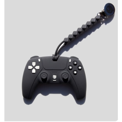 The Tiny Titan In Slate PS5 Video Game Teether – BabyGlitch