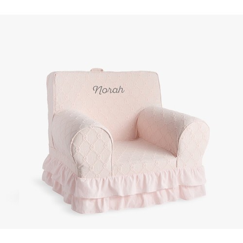 Kids Anywhere Chair®, Trellis Ruffle, Blush