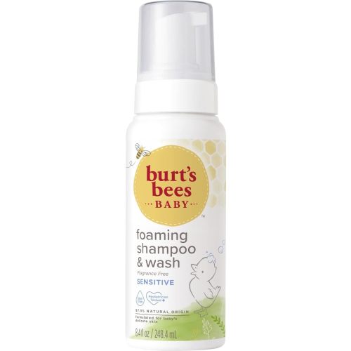 Burt's Bees-Baby Foaming Shampoo & Wash, Sensitive, 8.4 Fl Oz