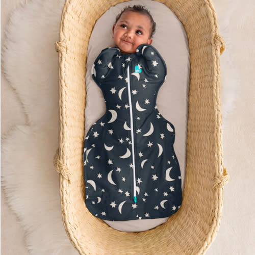 Swaddle Up™ 1.0 TOG Cotton Charcoal Big Sky