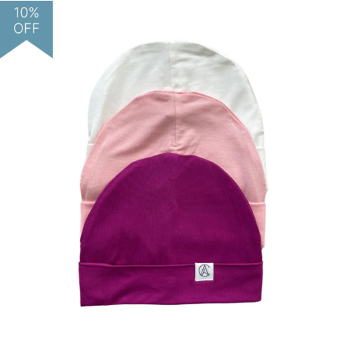 Satin Jersey Beanie Trio Bundle – Aarin & Co.