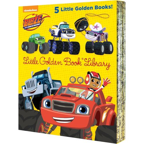 Blaze and the Monster Machines Little Golden Book Library -- 5 Little Golden Books: Five of Nickeoldeon's Blaze and the Monster Machines Little Golden Books